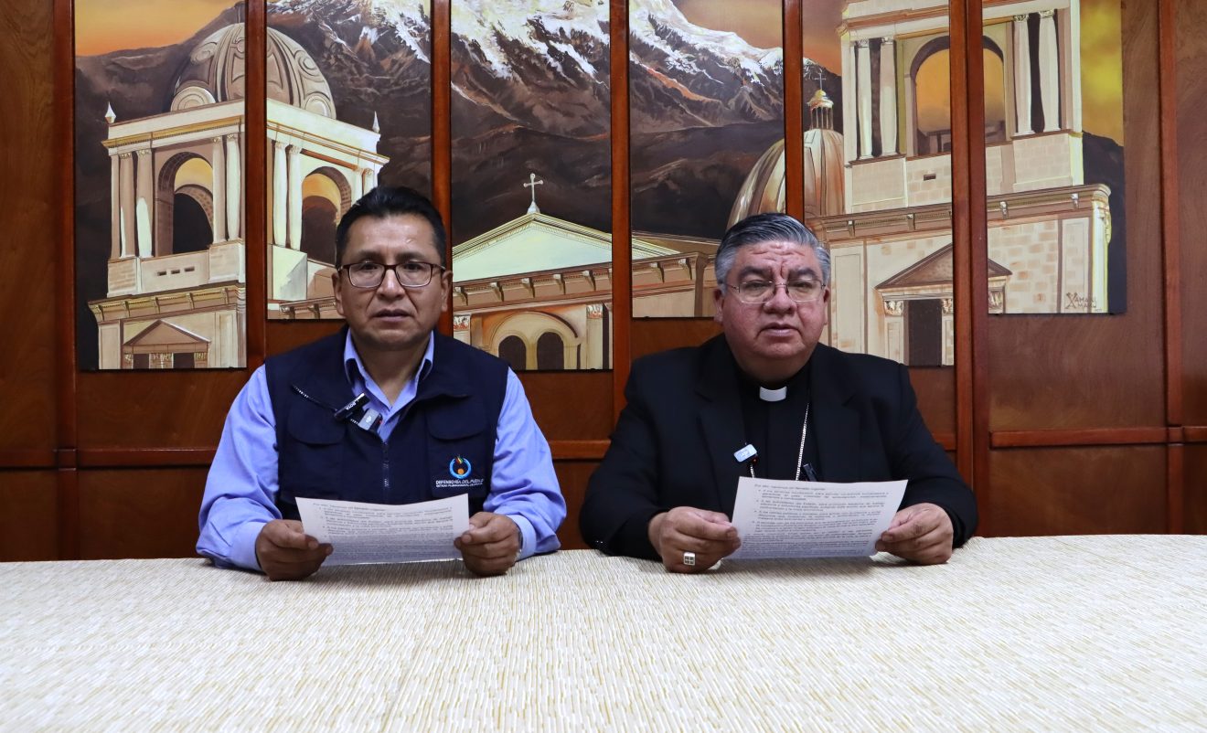 Defensoría del Pueblo y Diócesis de El Alto instan al diálogo y rechazan discursos de violencia
