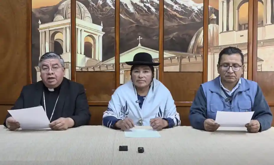 Protestas en Bolivia: Iglesia, Defensoría y asamblea de derechos humanos insisten en la ruta del diálogo