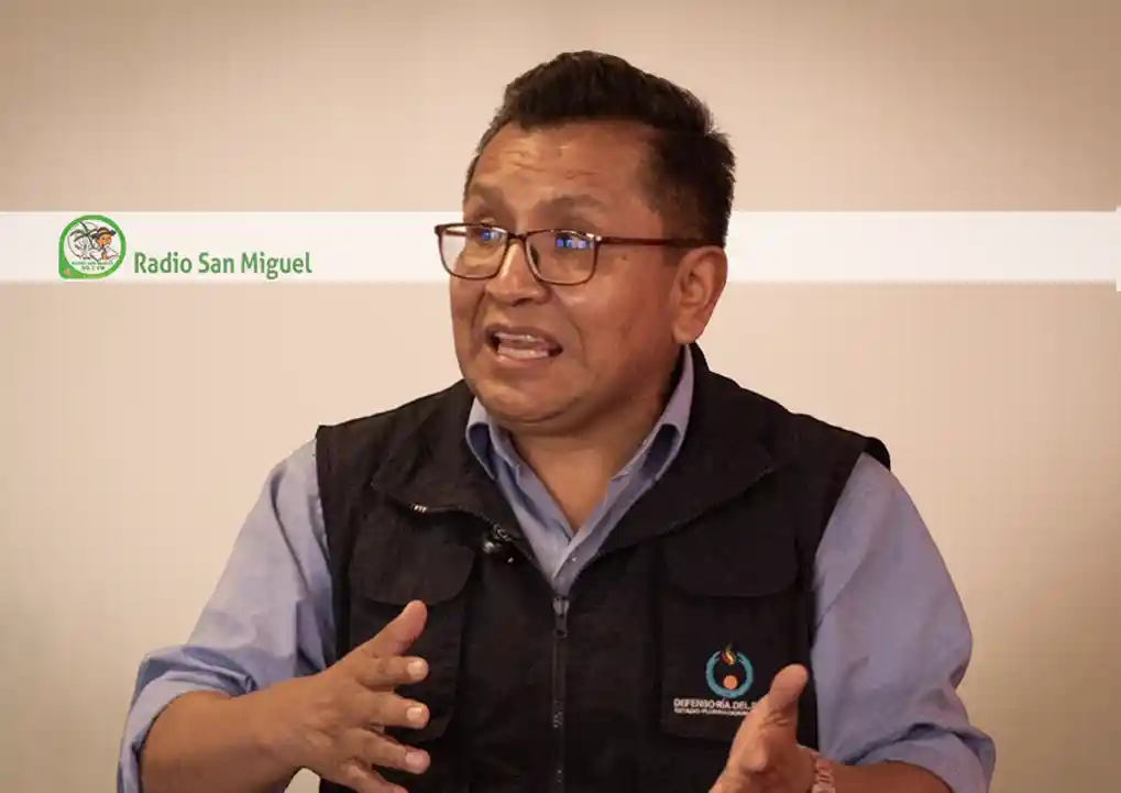 Defensor de Bolivia alerta una escalada de odio y violencia, e insiste en el diálogo